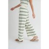 Women's Angelique Striped Knit Pants - MIOU MUSE - 3 of 4