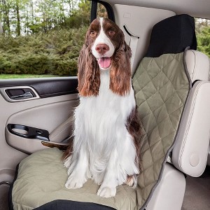 PetSafe Happy Ride Waterproof & Machine Washable Quilted Seat Cover for Pets, Fits Most Vehicles, Green (57"L x 56"W) - 1 of 4