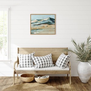 Amanti Art 28"x23" Spring Mountain View II by Ethan Harper Framed Canvas Wall Art Print - 1 of 4