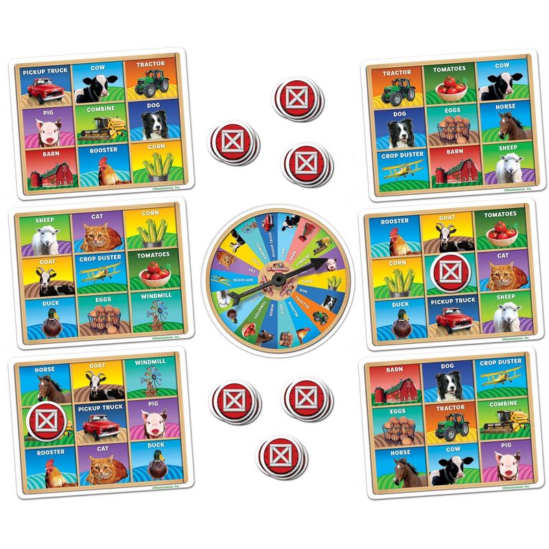 MasterPieces Kids Games - Old MacDonald's Farm Bingo Game, 3 of 6