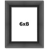 PosterPalooza | Photo Size Refined Black Picture Frame - UV Acrylic, Foam Board Backing, Hanging Hardware - 2 of 4