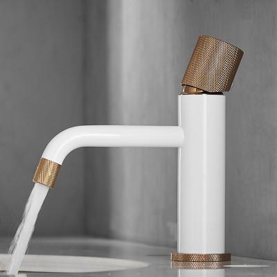 Grungis Single Handle Bathroom Sink Faucet with Hot Cold Water Mixer Tap,Bathroom Faucet for Home Sinks
