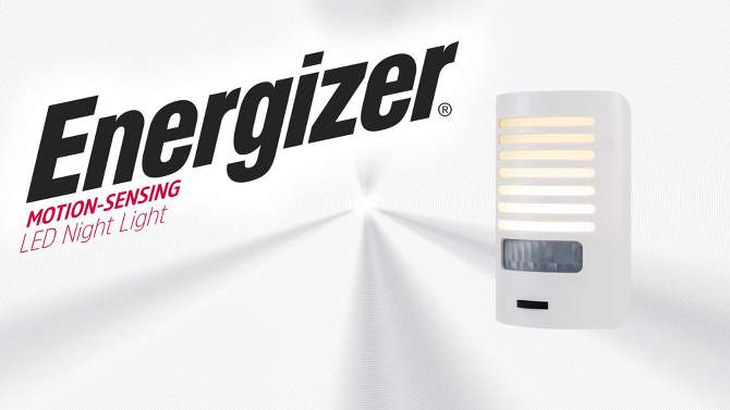 Energizer LED Motion-sensing Night Light White, 2 of 10, play video