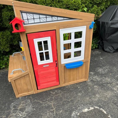 Target deals wooden playhouse