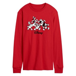 Men's - Disney - Mickey & Friends Long Sleeve Graphic T-Shirt - 1 of 3
