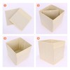 Unique Bargains Shelves Closet Fabric Storage Bin for Organizing Clothes Books 1 Pc - image 3 of 4