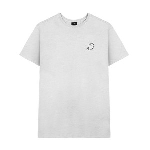 Dalix Ghost Embroidered Soft Cotton Short Sleeve T Shirt Mens - 1 of 4