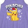 Girls' - Pokémon - Pikachu With Hat Graphic Sleeveless Aline Dress - 2 of 3