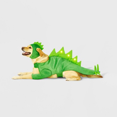 LED Stegosaurus Dinosaur Dog and Cat Costume - Hyde & EEK! Boutique™ - image 1 of 4