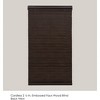 Home Basics Cordless 2-1/2-inch Embossed Faux Wood Blind Distressed Brown Oak - 4 of 4