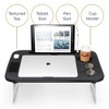 Nestl Foldable Lap Desk, Portable and Lightweight Laptop Stand for Working or Reading - 2 of 4