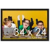 PosterPalooza | Minimalist Black Picture Frame - UV Acrylic, Backing Board, Hanging Hardware Included - 2 of 4