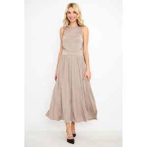WEST K Women's Mira Bettina Sleeveless Ruched Shoulder Maxi Dress - 1 of 4