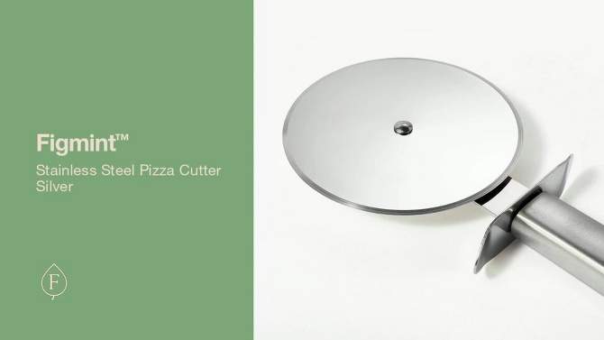 Stainless Steel Pizza Cutter Silver - Figmint&#8482;, 2 of 6, play video