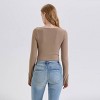 Women's Bell Long Sleeve Boat Neck Lace Rib-Knit Top - Wild Fable™ - 2 of 3