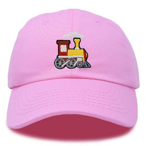 Dalix Train Cotton Dad Hat Adjustable Soft Baseball Cap Mens - 1 of 4