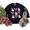Simply Sage Market Women's Graphic Sweatshirt Coquette Santa Chart - 3 of 4