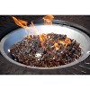 Fire Sense 62363 Sparkling Reflective Tempered Fire Glass for Outdoor Gas/Propane Fire Pits, Easy Install, Burnt Bronze, 10 lbs - 2 of 4