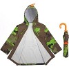 Dinosaur Boys Umbrella & Rain Jacket Set - Kids Ages 3T-9 Years - 3 of 3