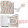 Unique Bargains Female Dog Period Diapers Washable Reusable with Adjustable Suspender - 2 of 4