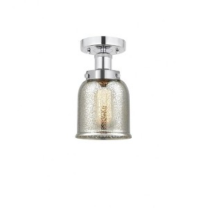 Bell - 1 Light Semi-Flush Mount In Industrial Style-8.25 Inches Tall and 6.5 Inches Wide - 1 of 1