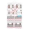 Hudson Baby Infant Girl Cotton Flannel Receiving Blankets Bundle, Farm Friends Pink, One Size - 2 of 4