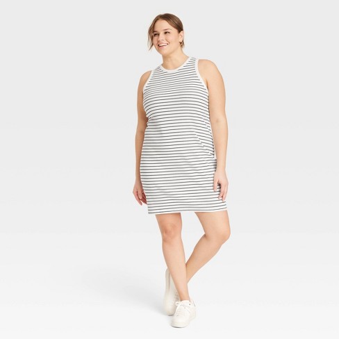 Women's Midi Slip Dress - A New Day™ Cream Xxl : Target