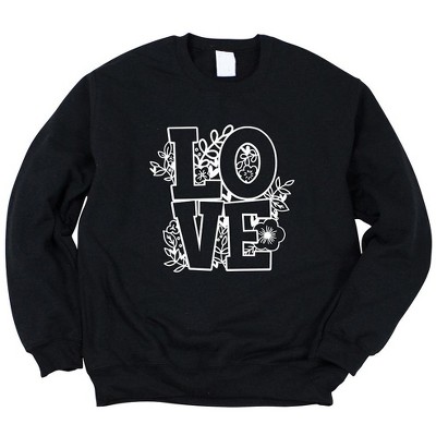 Simply Sage Market Women's Graphic Sweatshirt Love Floral