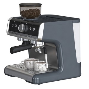 Espresso Machine with Grinder and Milk Frother Steam Wand, 20 Bar Coffee Maker with 95oz Water Tank, Professional 3 In 1 Espresso Maker (1450w) - 1 of 4