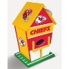 MasterPieces Officially Licensed NFL Kansas City Chiefs outdoor wood birdhouse! - 2 of 3