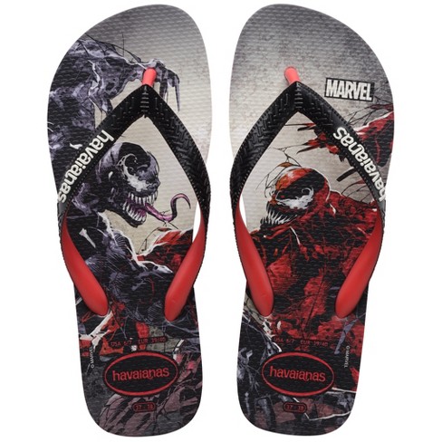 Havaianas Kids Marvel Venom Flip Flop Sandals, Red, Size 10 Children :  Target