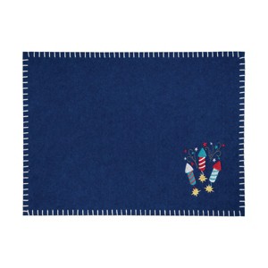 C&F Home Sparkler Felt Set of 6 July Fourth Placemat - 1 of 4
