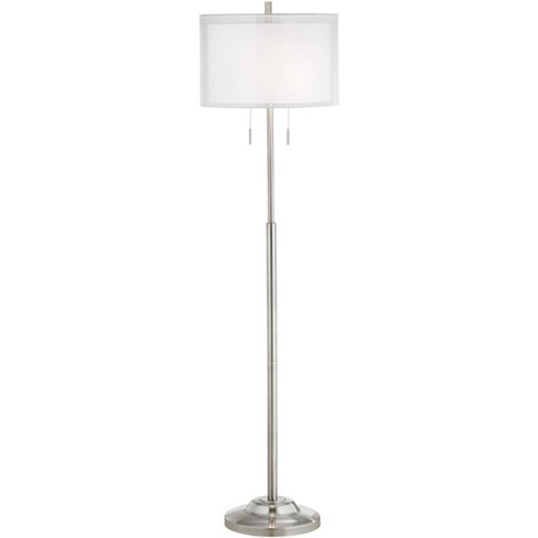 Possini Euro Design Roxie Modern Floor Lamp Standing 65 1/2 Tall