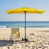 Hyleory 10FT Market Umbrella for All Seasons, 6 Iron Core Ribs, Size: 120" x 96" - 4 of 4