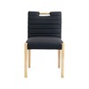 Meridian Furniture,Aimee Vegan Leather Dining Side Chair, Set of 2 - 3 of 4