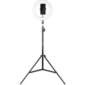Radioshack LED Ring Light with Cell Phone Holder For Streaming and Broadcasting 2607033 - 1 of 4