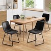 Infurnic Accent Chairs, Modern Chairs Set with Sturdy Legs, for Kitchen and Dining Room, Black, 22"*20.5"*33.9" - 2 of 4