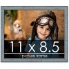 PosterPalooza | Photo Size Textured Blue Picture Frame - UV Acrylic, Foam Board Backing, Hanging Hardware - 2 of 4
