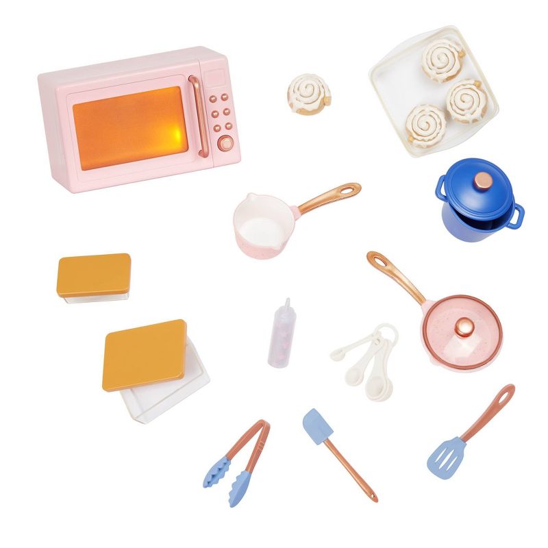 Our Generation In the Kitchen Microwave Accessory Set for 18&#34; Dolls, 1 of 9
