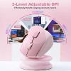 Wireless Gaming Mouse, 2.4GHz Silicone Noiseless Wireless Computer Mouse, Quiet Clicks, 3 Adjustable DPI, Portable Ergonomic Mice for Laptop/PC/Mac - 4 of 4