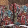 Greenland Home Fashions Tivoli Multi Sham – 20x26 Inches, Soft Microfiber, Colorful Elegant Design - 3 of 3