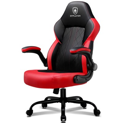 GTPLAYER Ergonomic  Gaming Chair with Flip-Up Armrests, Adjustable Height Computer Chair