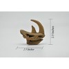 Collectible Wildlife Gifts | Woolly Rhino Skull, Rhinoceros,  Fossil, Realistic Model Toy  1  1/2" F3132 B224 - 3 of 4