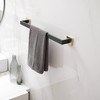 BWE 5-Piece Bath Hardware Set with Towel Bar, 2 Towel Hook,Toilet Paper Holder and Towel Ring - 2 of 4