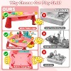 Skirfy 2-in-1 Play Sink with Running Water, Kids Play Kitchen with Accessories and Fishing Equipment, Pretend Play Electric Dishwasher Toys - 2 of 4