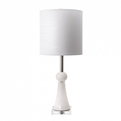 nuLOOM Hampton 30" Pawn Spire Table Lamp Lighting - Off White 30" H x 12" W x 12" D