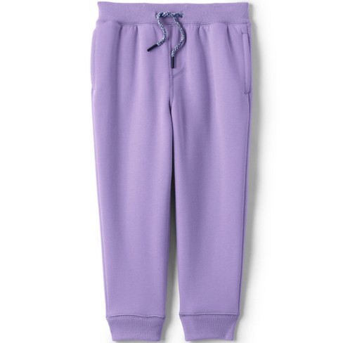 Lands' End Kids High Pile Fleece Lined Jogger Sweatpants - Large - Serene  Lavender : Target