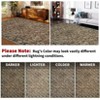 Vintage Living Room Rug 8x10 Area Rugs Non Slip Washable Bedroom Rugs, Low Pile Stain Resistant Soft Carpet for Dining Room Living Room - 3 of 4
