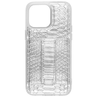 Walli Cases Platinum Python by Ally Hilfiger Phone Case with Wallet and Finger Strap