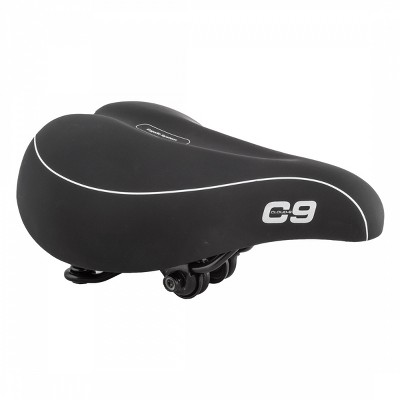 Cloud 9 Unisex Bicycle Comfort Seat Spring Black Vinyl Steel Rails Target
